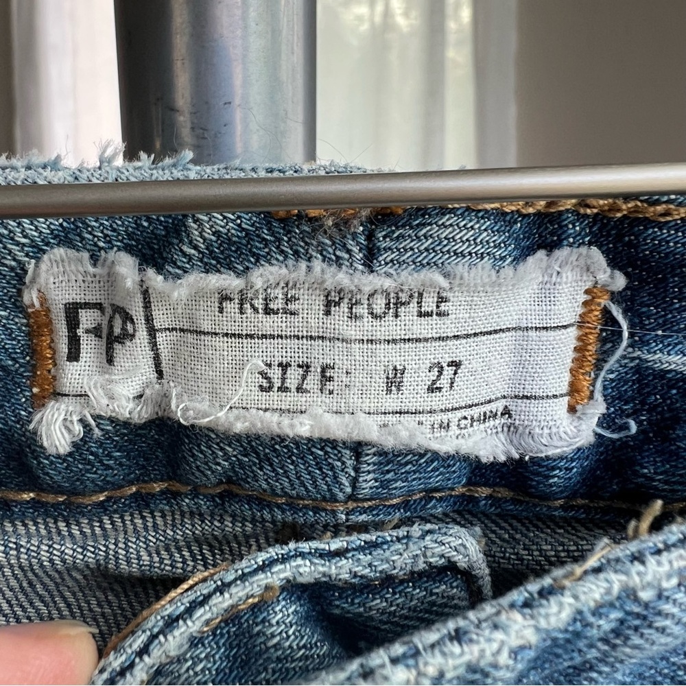 Free People Patchwork Jeans - Picture 3 of 6